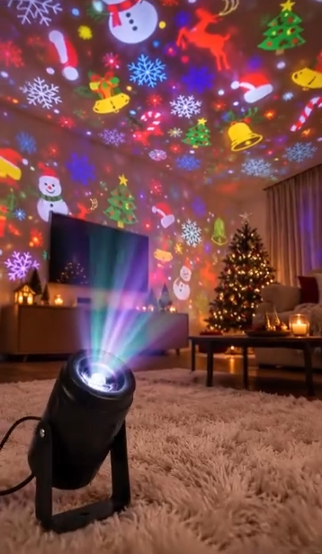 Projetor natalino LumiAura Festive